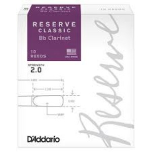 Трости для кларнета Bb DAddario DCT1020 Reserve Classic