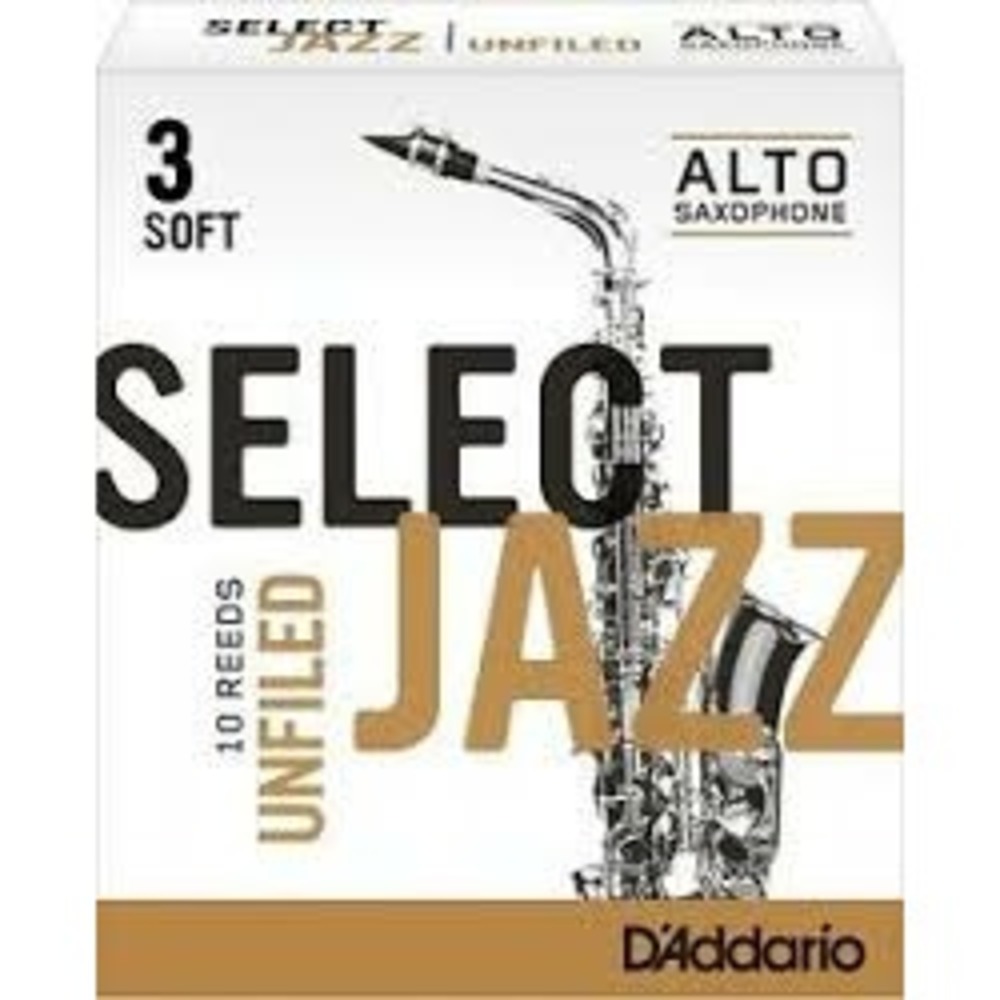 Трости для саксофона альт DAddario RRS10ASX3S Select Jazz