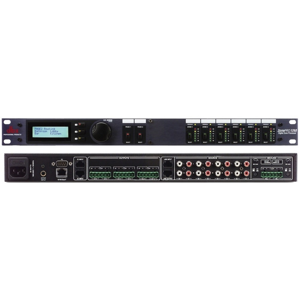 Контроллер/аудиопроцессор DBX ZonePRO 1260