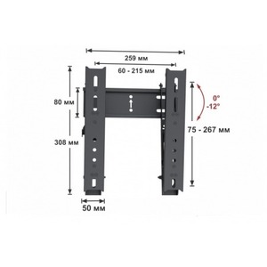 Кронштейн наклонный Aspect LED SLIM-2