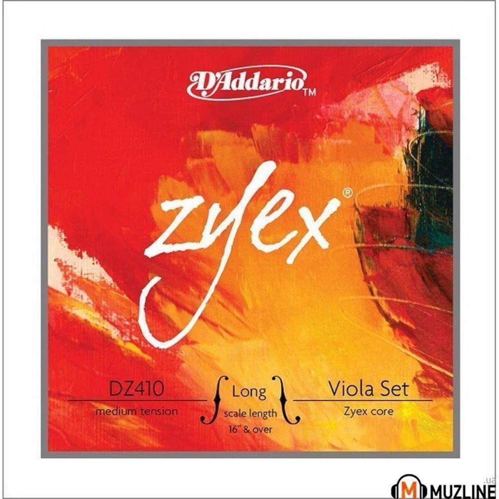 Струны для альта DAddario DZ410 MM Zyex