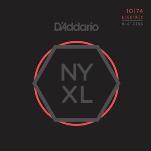 Струны для 8-струнной электрогитары DAddario NYXL1074