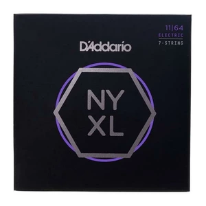 Струны для 7 струнной электрогитары DAddario NYXL1164