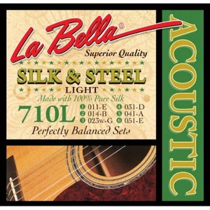 Струны для акустической гитары LA BELLA 710L