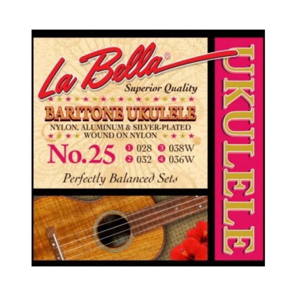 Струны для укулеле LA BELLA Ukulele 25