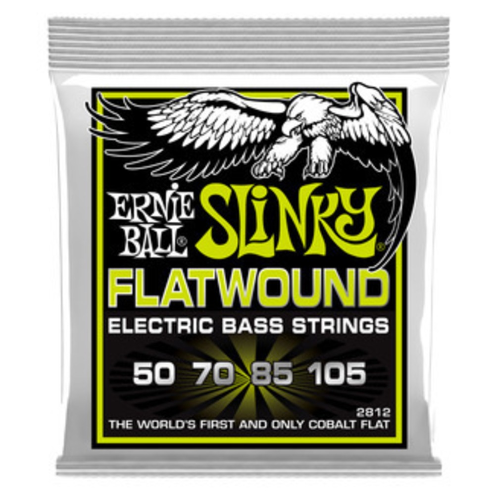 Струны для бас-гитары Ernie Ball 2812 Regular Slinky Flatwound Bass