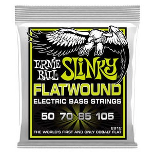 Струны для бас-гитары Ernie Ball 2812 Regular Slinky Flatwound Bass