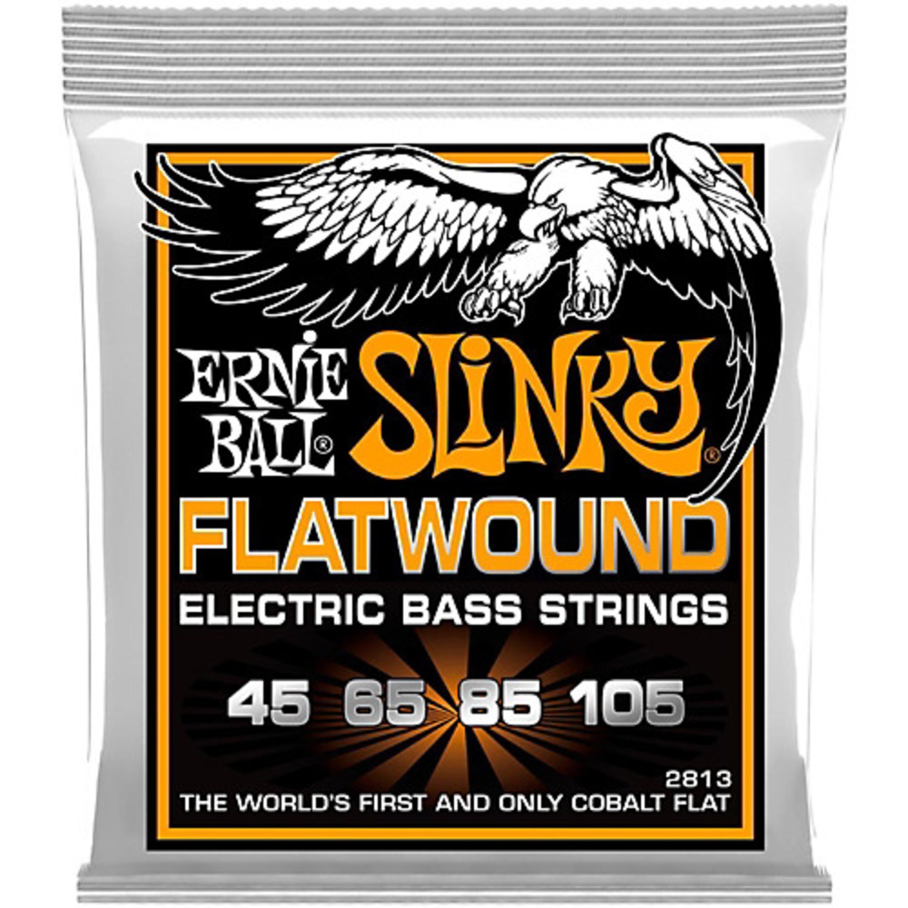 Струны для бас-гитары Ernie Ball 2813 Hybrid Slinky Flatwound Bass