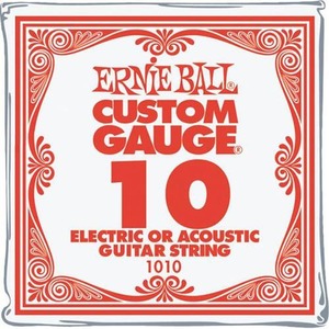 Струна для акустических гитар Ernie Ball 1010