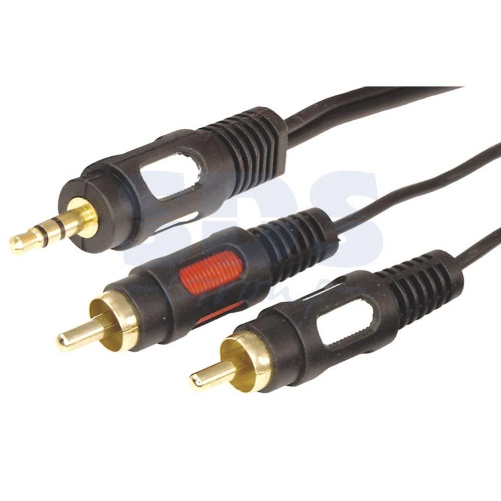 Кабель аудио 1xMini Jack - 2xRCA Rexant 17-4236 Gold (1 штука) 7.0m
