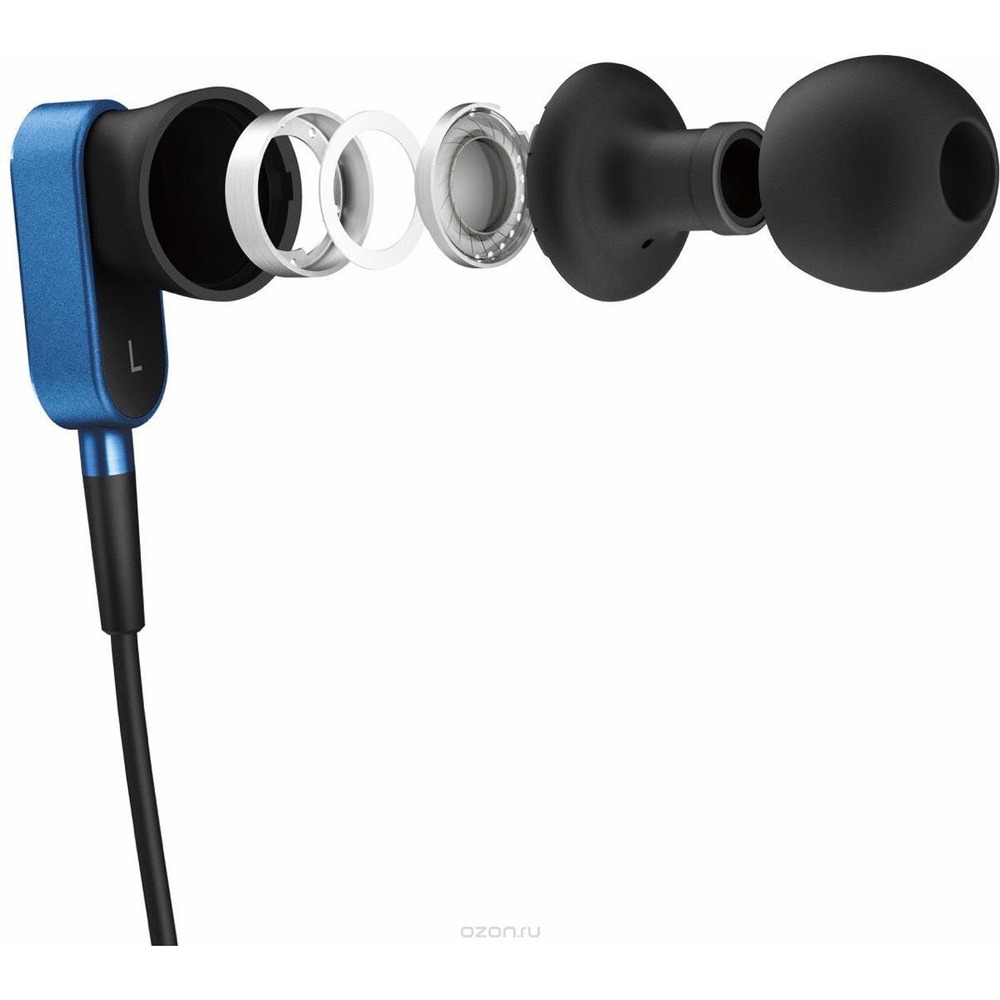 Наушники внутриканальные для iPhone KEF M100 IN-EAR HEADPHONE RACING BLUE