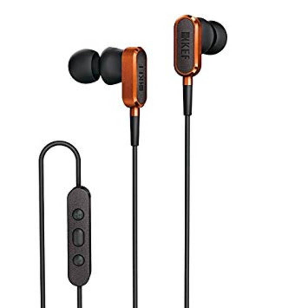 Наушники внутриканальные для iPhone KEF M100 IN-EAR HEADPHONE SUNSET ORANGE