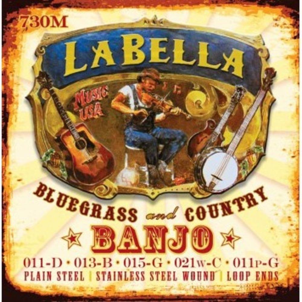 Струны для банджо LA BELLA 730M-BE Banjo