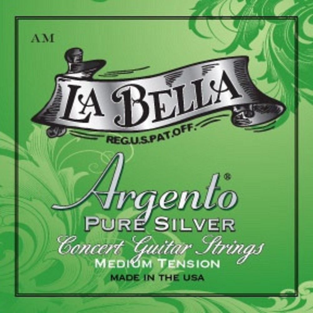 Струны для классической гитары LA BELLA AM Argento PURE SILVER