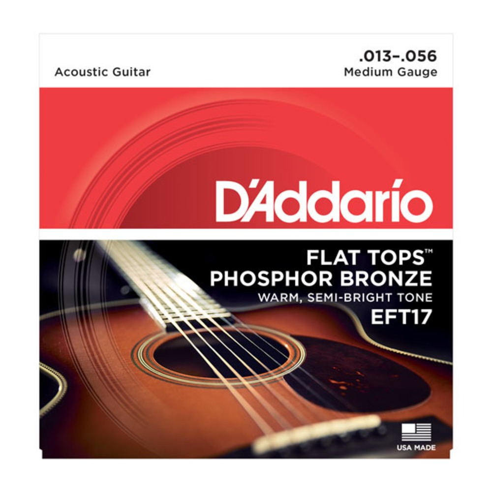 Струны для акустической гитары DAddario EFT17