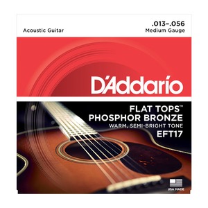 Струны для акустической гитары DAddario EFT17