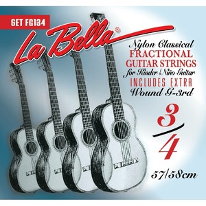 Струны для классической гитары 3/4 LA BELLA FG134