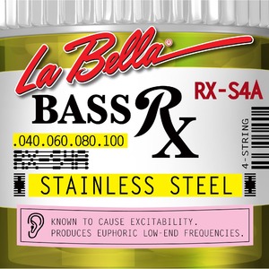 Струны для бас-гитары LA BELLA RX-S4A