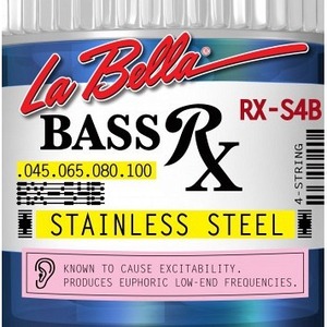 Струны для бас-гитары LA BELLA RX-S4B RX Stainless