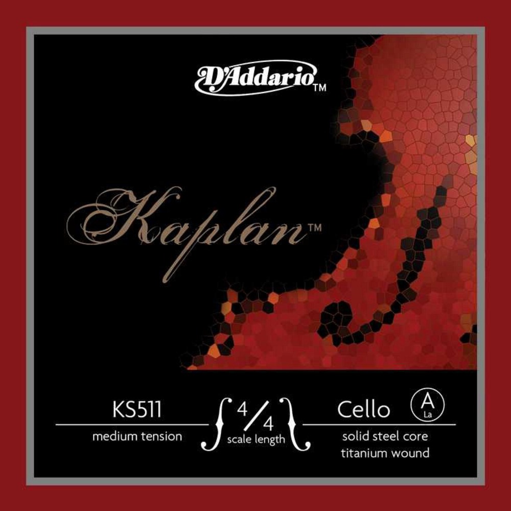 Струна Ля/A для виолончели размером 4/4 DAddario KS511-4/4M Kaplan