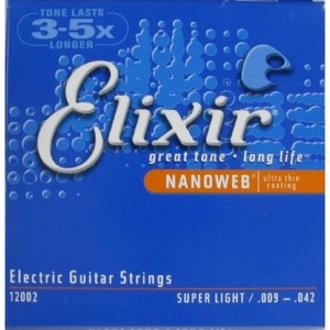 Струны для электрогитары Elixir 12002 NANOWEB