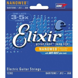 Струны для электрогитары Elixir 12302 NANOWEB