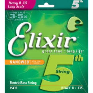 Струна для бас-гитары 5-ая Elixir 15435 NANOWEB
