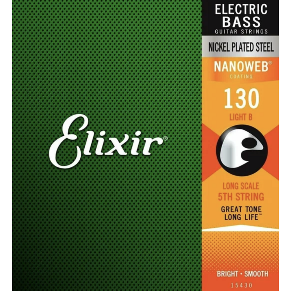 Струна для бас-гитары 5-ая Elixir 15430 NANOWEB