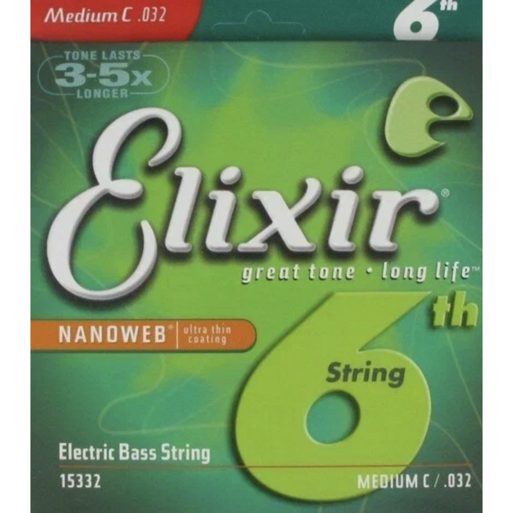 Струна для бас-гитары 6-ая Elixir 15332 NANOWEB
