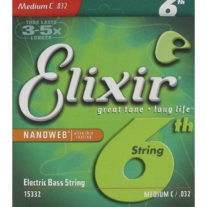 Струна для бас-гитары 6-ая Elixir 15332 NANOWEB