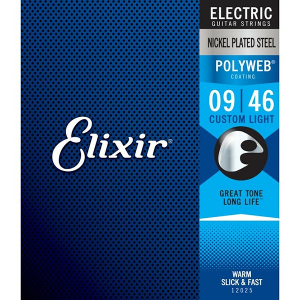 Струны для электрогитары Elixir 12025 POLYWEB