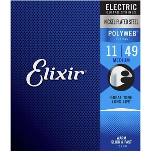 Струны для электрогитары Elixir 12100 POLYWEB
