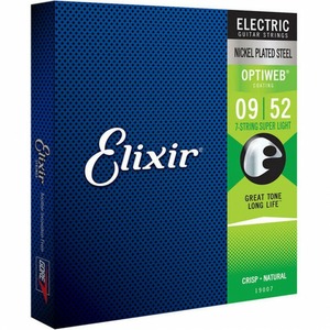 Струны для 7-струнной электрогитары Elixir 19007 Optiweb