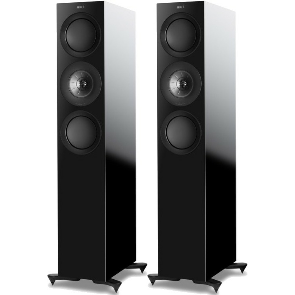 Напольная акустика KEF R7 Black Gloss
