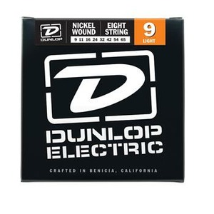 Струны для 8-струнной электрогитары DUNLOP DEN0965