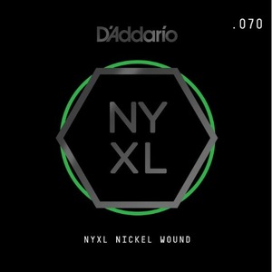 Одиночная струна для электрогитары DAddario NYNW070 - NYXL