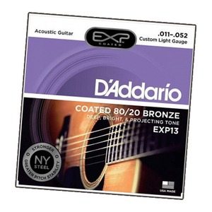 Струны для акустической гитары DAddario EXP13