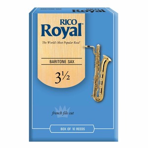 Трости для саксофона баритон Rico Royal Baritone Sax 3.5x10