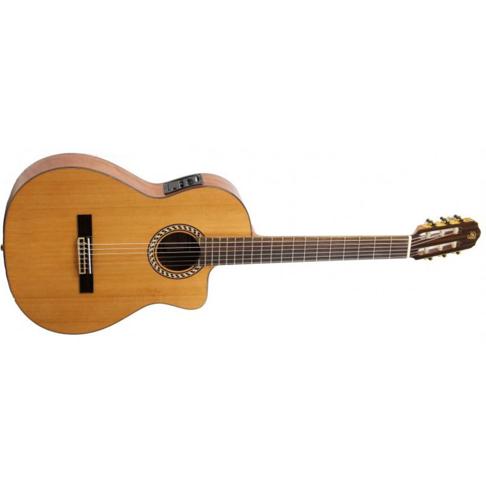 Гитара классическая с вырезом и звукоснимателем Prudencio Saez Cutaway Model 52