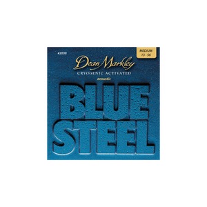 Струны для акустической гитары Dean Markley 2038 Blue Steel MED
