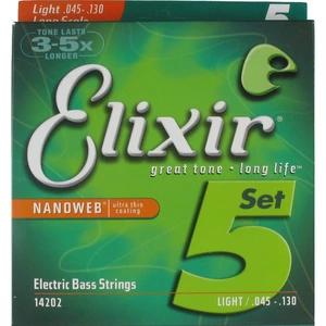 Струны для 5-ти сирунной бас гитары Elixir 14202