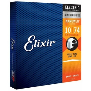 Струны для 8-струнной электрогитары Elixir 12062