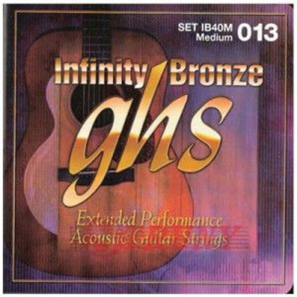 Струны для акустической гитары GHS IB40M INFINITY BRONZE