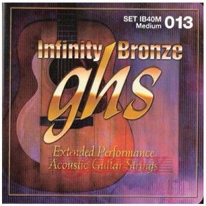 Струны для акустической гитары GHS IB40M INFINITY BRONZE