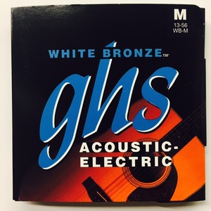 Струны для акустической гитары GHS WB-M White Bronze Phosphor