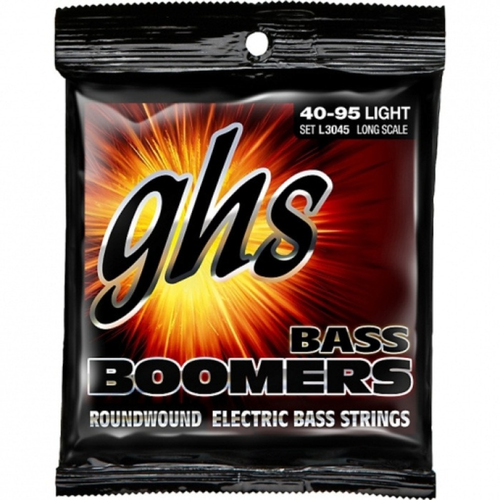Струны для бас-гитары GHS L3045 BASSBOOMSTD LNG LIGHT