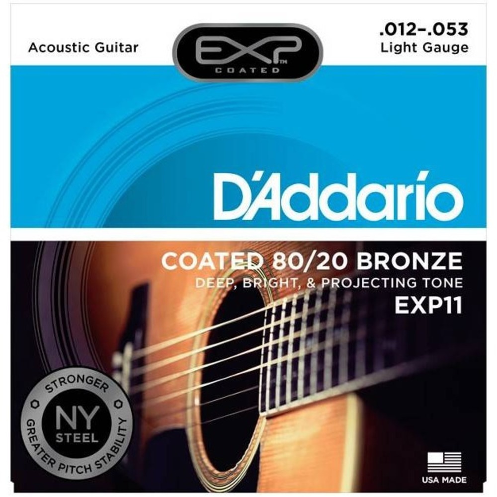 Струны для акустической гитары DAddario EXP11
