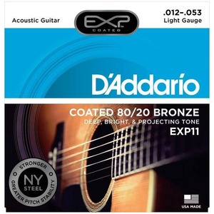 Струны для акустической гитары DAddario EXP11