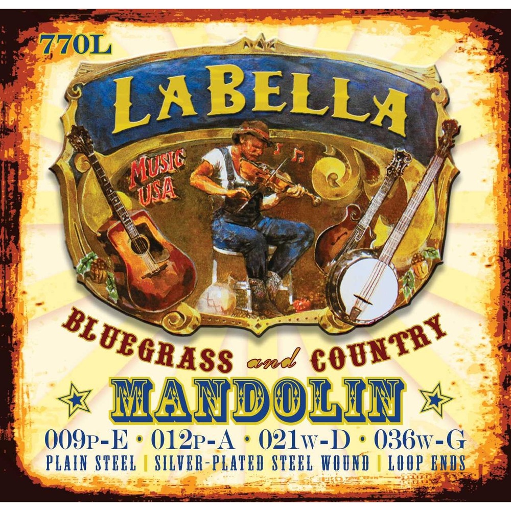 Струны для мандолины La Bella 770L