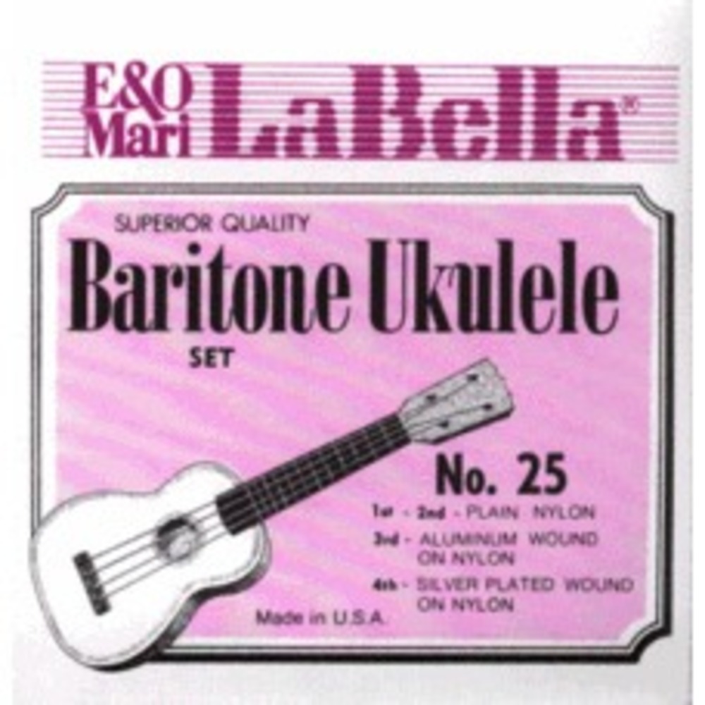 Струны для укулеле LA BELLA 25-BARITONE